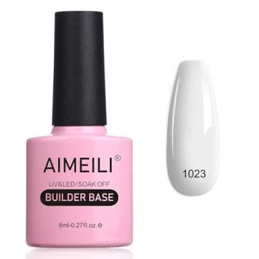 Imagem de AIMEILI Builder Gel para unhas, sem hemas, sem crueldade, vegano, fortalecedor de unhas, base de borracha para manicure - BD1023