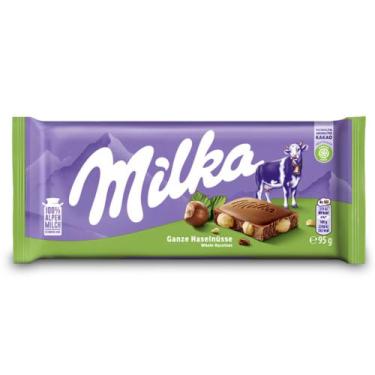 Imagem de Chocolate Milka Avelãs Inteiras 95g