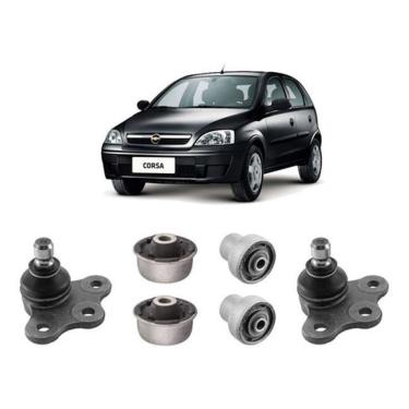 Imagem de Kit Pivô + Bucha Balança Leque Dianteira Corsa 2008 2009 10
