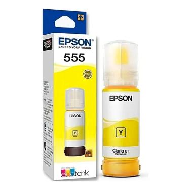 Imagem de Refil De Tinta Epson 555 Amarelo Foto L8160 L8180
