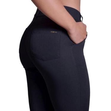 Imagem de Calça Social Feminina Oxford K2B - Faniele, Preto, 42