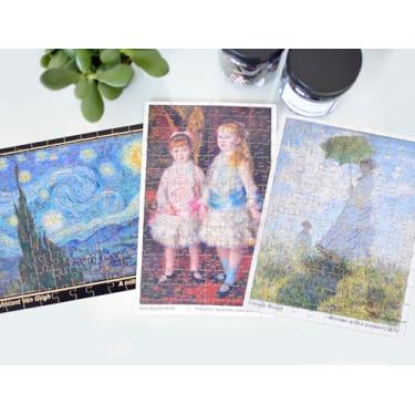 Imagem de COMBO Clássicos da Arte II com 03 Quebra-Cabeças: Van Gogh, Monet e Renoir, 120-150 Peças