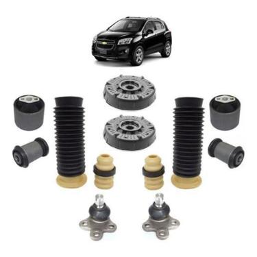 Imagem de Kit Coxim Batente Pivo Bucha Diant Tracker 2014 2015 2016