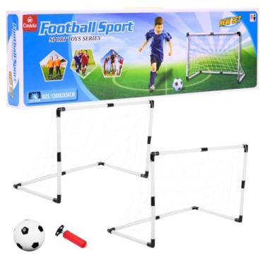 Imagem de Kit Mini Trave Futebol Infantil Bola e Bomba de Ar - Castela