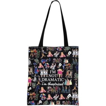 Imagem de Bolsa de maquiagem GJTIM Musical Theatre I'm Not Dramatic I'm Theatric