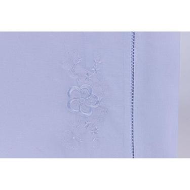 Imagem de Jogo De Lençol Cama Viúva 100% Algodão 200 Fios 3 Pçs Branco