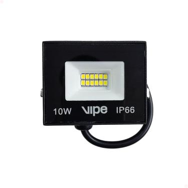 Imagem de Refletor Led 10W Bivolt Quadrado Luz Branco Frio 6500K