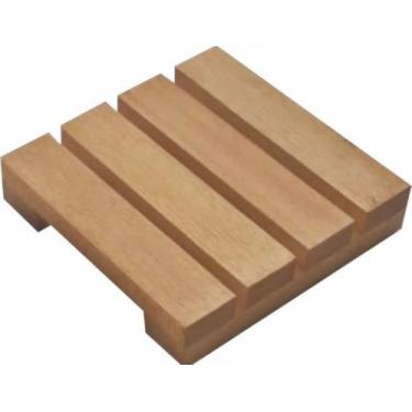 Imagem de Deck Pequeno de Madeira 20x20cm 1 unidade Jardim Art e Lar - Art  Lar 