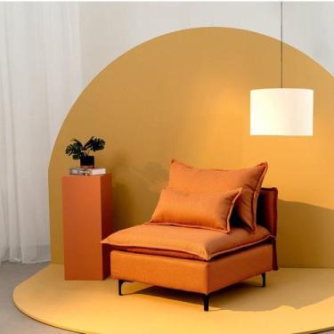 Imagem de Sofá Modular com Encosto Pé Metal Sôma CabeCasa MadeiraOriginals - Cab