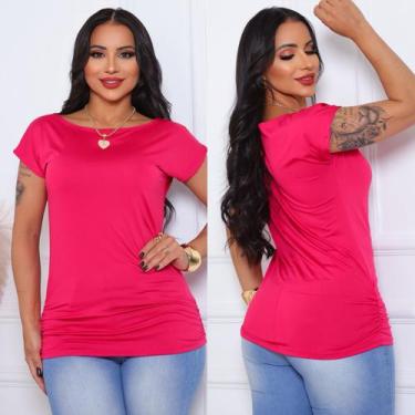 Imagem de Blusa Tampa Bumbum Feminina LongLine Confortável - EBENEZER PRIETOS, P