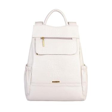 Imagem de Mochila antifurto de couro croco Suelen-Feminino