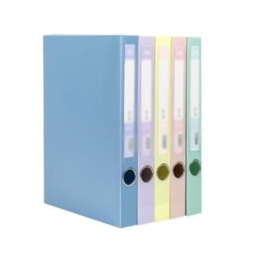 Imagem de Bolsa de documentos, 4 peças, caixa de arquivo A4, pasta de contrato de grande capacidade, 35 mm, caixa de armazenamento de dados, suporte de documentos