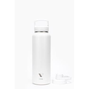 Imagem de Garrafa Térmica Isolada A Vácuo Versity Coldkeeper 1.2l Inox (Branco)