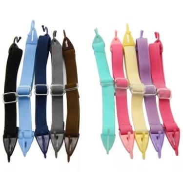 Imagem de Cordão Miraflex Infantil Ajustável Elástico - Azul-aço