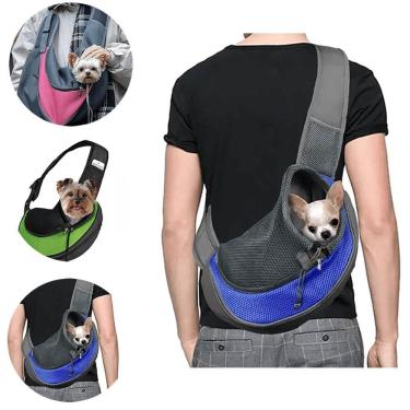 Imagem de Bolsa Ombro Transporte Pet Cães Cão Cachorro Gato Passeio