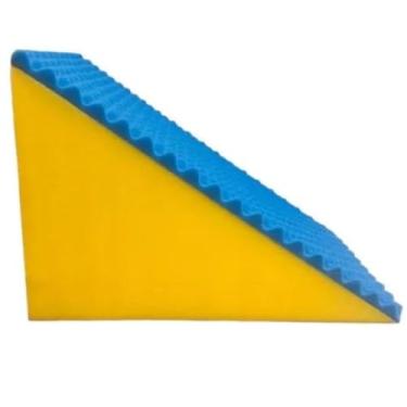 Imagem de Travesseiro Triangular Encosto, Travesseiro Confort Encosto Formato Triangular Anti-Refluxo Suave(65x45cm)