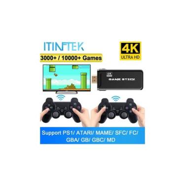 Imagem de Console de videogame sem fio FS 3000 4K HD com tela para TV - Lightbek