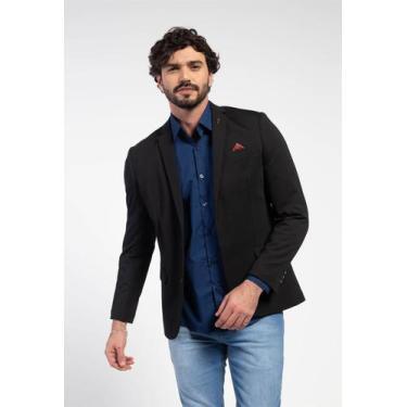 Imagem de Blazer Docthos 466 Slim Malha Lisa, 003 preto, 64