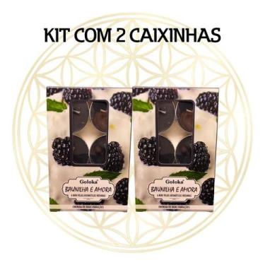 Imagem de KIT C/2 CX's Vela Aromática Para Rechaud Indiana Goloka, BAUNILHA E AM