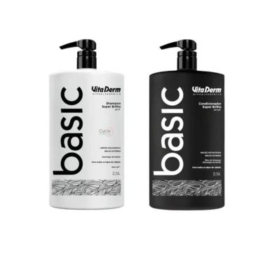 Imagem de Kit Basic Shampoo 2,5L + Condicionador 2,5L Vita Derm