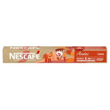 Imagem de Café em Cápsula Compatível com Nespresso Nescafé Farmers Origins Andes 10 Cápsulas