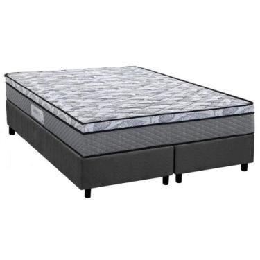 Imagem de Cama Box King: Colchão Ortopédico Herval D60 / AG65 Perpetual + Base C