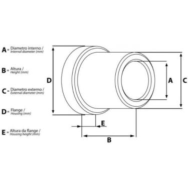 Imagem de Bucha Ford F 1000 1979 a 1998 UNIFAP KT-0010-00