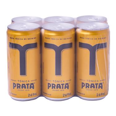 Imagem de ÁGUA TÔNICA DE QUININO PRATA 269ML - PACK COM 6 UNID