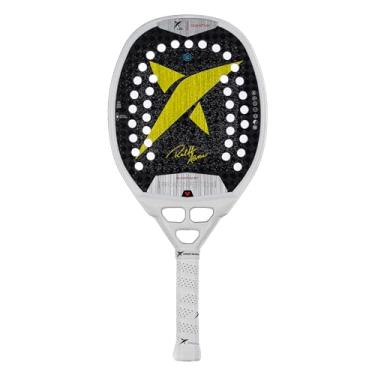 Imagem de Drop Shot Quantum BT Ralff Abreu Official Beach Tennis Racket | 12K Carbon Fiber | EVA Pro Core | 3D Face + Sand Surface | Professional Beach Tennis