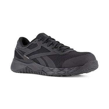 Imagem de Reebok Nanoflex Tr Eh Comp Toe Sapato de construção masculino, Preto, 6