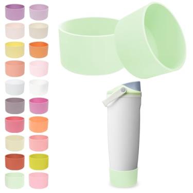Imagem de Kaitiaki 2 peças de botas de silicone para garrafas e copos FreeSip Sway Owala de 850 g e 1,134 g – Antiderrapante, resistente a arranhões, realçador de estabilidade para acessórios Owala, disponível