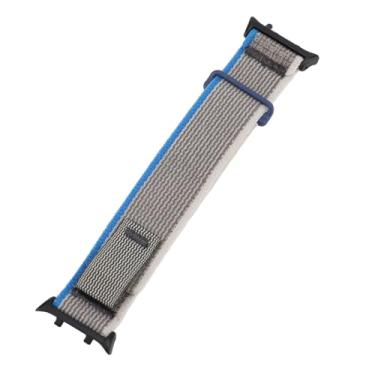 Imagem de Generic Faixa de Relógio de Nylon Substituição G Gancho Faixa de Relógio de Nylon Leve para Inteligentes Masculinos (Cinza Azul)