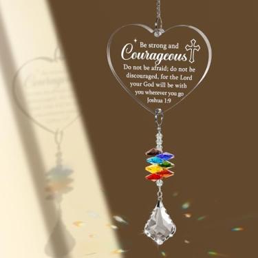 Imagem de GiftChant Presentes cristãos para mulheres, apanhador de sol cristão para mulheres, homens, amigos, presente religioso inspirador para o dia das mães, aniversário, Natal, presentes de batismo baseados