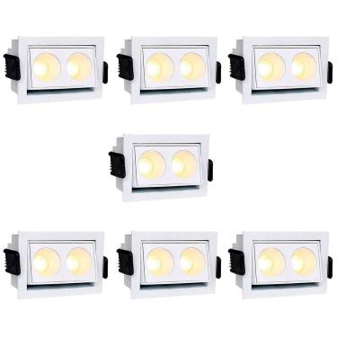 Imagem de 7 Mini Spot Downlight Embutir Led Foco Móvel Pontual Bet94