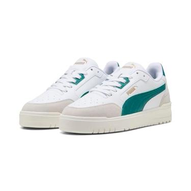 Imagem de PUMA Tênis unissex Shuffle Downtown Og, Puma Branco verde selvagem cinza vapor, 41 EU