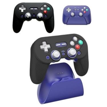 Imagem de Case for 8BitDo Pro3 Bluetooth Controller – Soft Silicone Protective Cover,Shockproof Anti-Slip Grip Skin,Full-Body Protection Shell for Wireless Gamepad[Black]