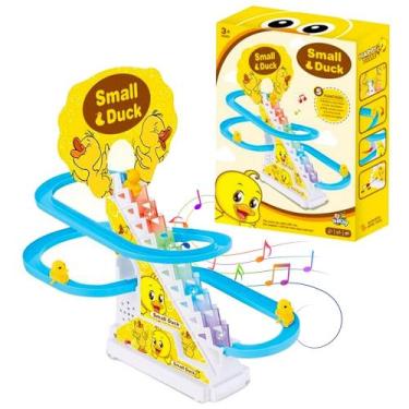 Imagem de Brinquedo Infantil Musical Elevador de Patinhos Pista Divertida com Es