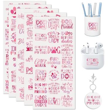 Imagem de XRTHGS 105 peças adesivos UV DTF Dia das Mães, adesivos coloridos de transferência UV DTF, papel de transferência UV DTF de alta viscosidade adequado para chaveiros, canecas UV DTF chaveiro adesivo