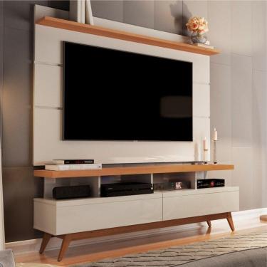 Imagem de Rack E Painel Para Tv Hamal 1.6 Off White Nature
