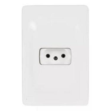 Imagem de Tomada zeffia 2p+t com placa pial legrand