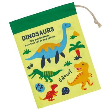 Imagem de Skater Bolsa infantil KB63-A, bolsa com cordão, feita no Japão, dinossauro, 26