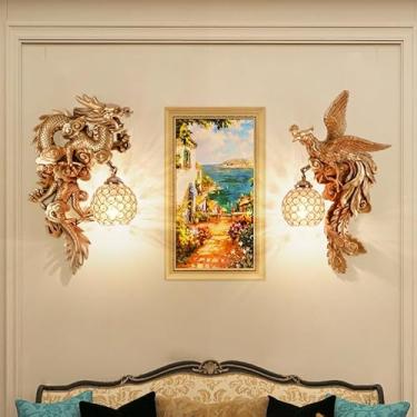 Imagem de Luminária de parede de arte contemporânea personalizada e moderna para sala de estar, quarto, escritório, casa de campo, hotel, corredor, luz LED (Conjunto com 2 unidades)