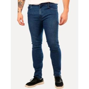 Imagem de Calça John John Jeans Masculina Skinny Low Falcon Azul Médio-Masculino