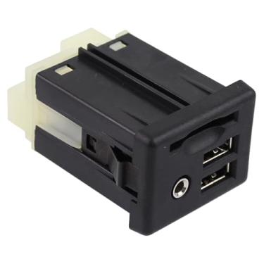 Imagem de MOTOKU Adaptador de porta de cartão SD USB duplo para console central para Chevy para GMC para Cadillac Escalade ESV Yukon XL Sierra Silverado 1500 2500 3500 HD Tahoe 2015-2020