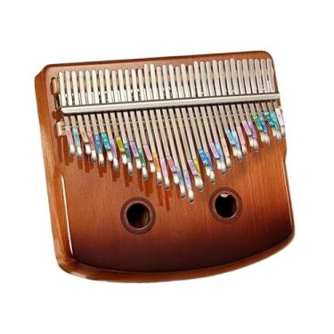 Imagem de Piano de polegar Kalimba para instrumentos de teclado musical iniciante 34 teclas kalimba profissional