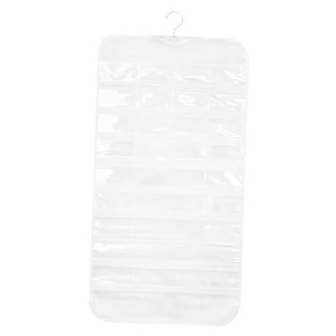 Imagem de menolana Organizador de Carrinhos de Brinquedo Suspenso com 80 Bolsos, Estojo de Armazenamento Multiuso para Exibição de Carrinhos de Brinquedo Colecionáveis, Branco