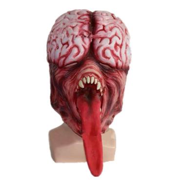 Imagem de Mask Latex Headgear Licker Resident Evil Cosplay Party