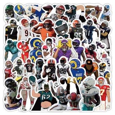 Imagem de Adesivos, 50 unidades/lote, bolas de futebol, vinil impermeável, anime, 5-7 cm