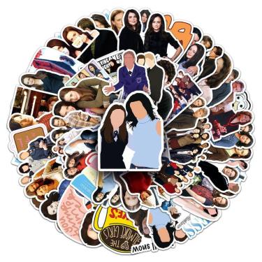 Imagem de Pacote de adesivos Gilmore Girls Anime, 51 peças de desenho animado decorativo