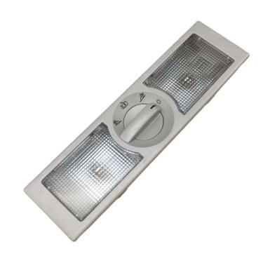 Imagem de Iluminação interna cinza pérola e luzes de leitura adequadas para Volkswagen Golf Caravelle T5 T6 Jetta SEAT e Skoda. Números de peça de substituição #6Q0947291AY20 6Q0947291A 18D947291A
